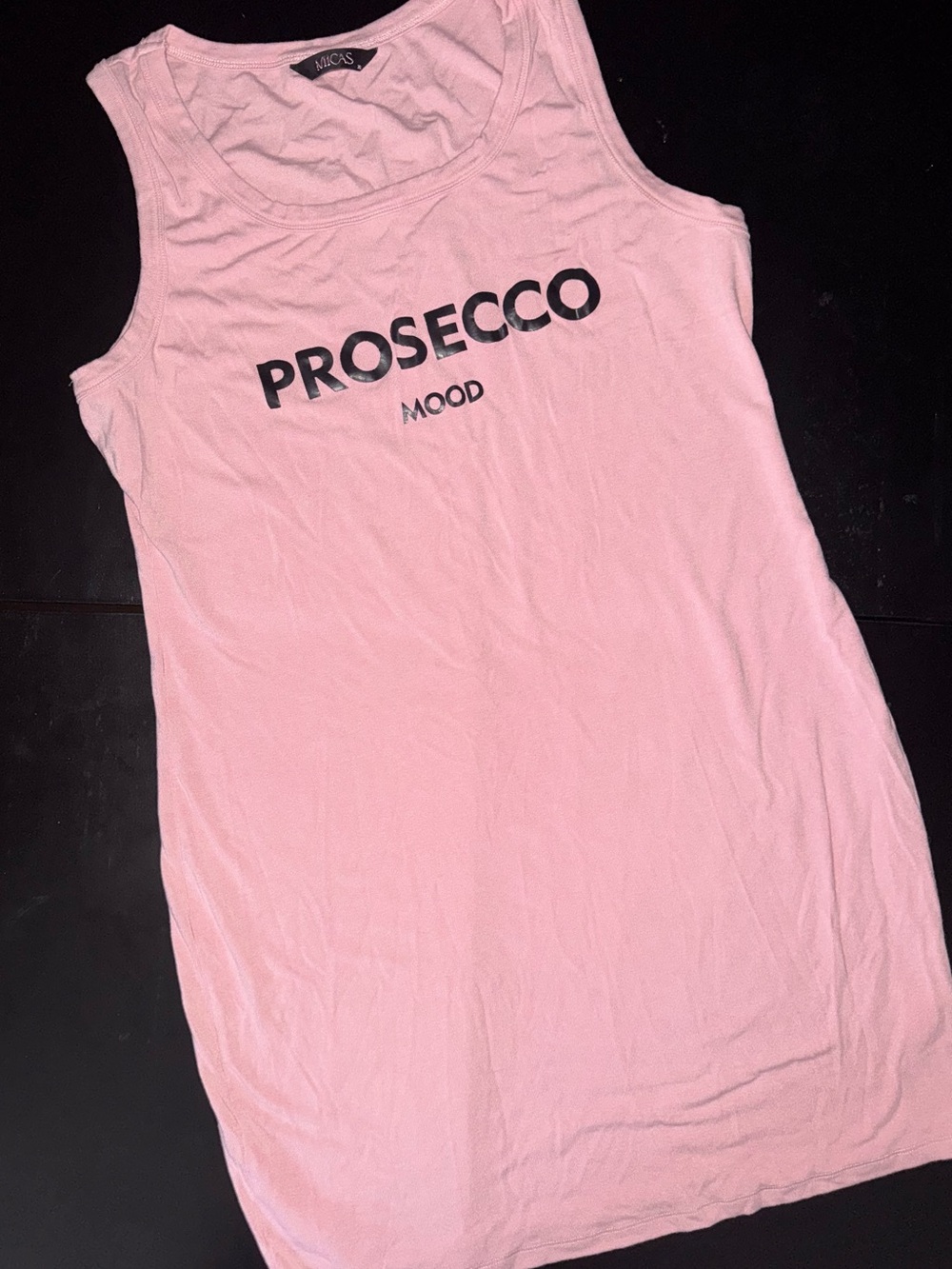 PROSECCO Mood Pink Tank Top